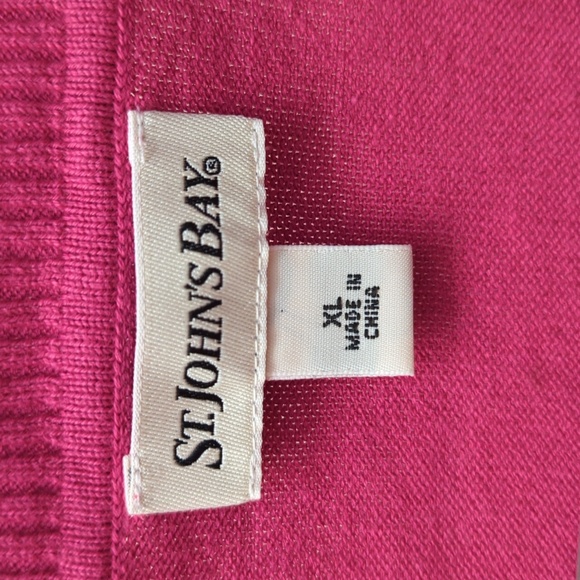 St. John's Bay Argyle Sweater Top - Picture 3 of 5